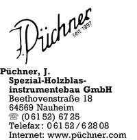 Pchner Spezial-Holzblasinstrumentebau GmbH, Josef