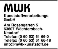 MWK Kunststoffverarbeitungs GmbH