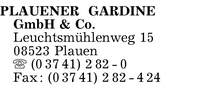 Plauener Gardine GmbH & Co.