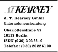 Kearney, A. T., GmbH