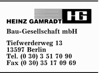 Gamradt Baugesellschaft mbH, Heinz