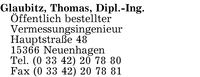 Glaubitz, Dipl.-Ing. Thomas
