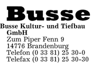 Busse Kultur- und Tiefbau GmbH