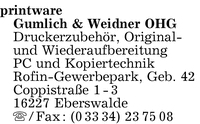 Printware Gumlich & Partner OHG