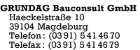 Grundag Bauconsult GmbH & Co. Grundbesitz KG