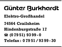 Burkhardt, Gnter