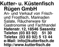 Kutter- und Kstenfisch Rgen GmbH