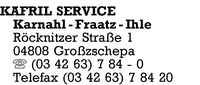Kafril Service, Karnahl-Fraatz-Ihle
