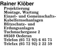 Klber, Rainer