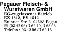 Pegauer Fleisch-& Wurstwaren GmbH