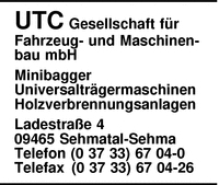 UTC Gesellschaft fr Fahrzeug- und Maschinenbau mbH