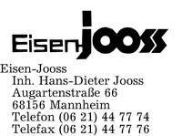 Eisen-Jooss, Inh. Hans-Dieter Jooss