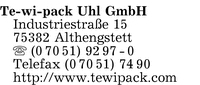 Te-wi-pack Uhl GmbH