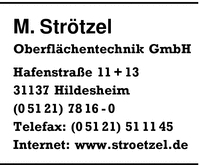 Strtzel Oberflchentechnik GmbH, M.