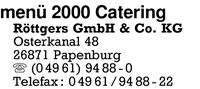 Men 2000 Catering Rttgers GmbH & Co. KG