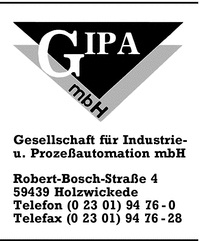GIPA Gesellschaft fr Industrie- und Prozeautomation mbH