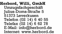 Herbord GmbH, Willi