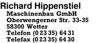 Hippenstiel Maschinenbau GmbH, Richard