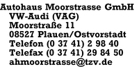Autohaus Moorstrae GmbH