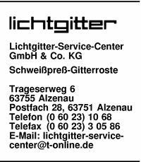 Lichtgitter-Service-Center GmbH & Co. KG