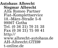 Autohaus Albrecht Siegmar Albrecht