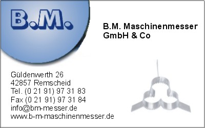 B.M. Maschinenmesser GmbH & Co.