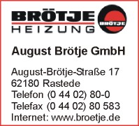 Brtje GmbH, August