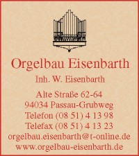 Orgelbau Eisenbarth, Inh. W. Eisenbarth