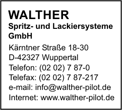 Walther Spritz- und Lackierungssysteme GmbH