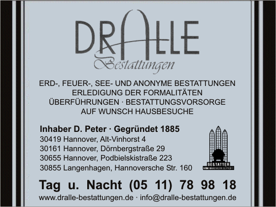 Dralle Bestattungsinstitut, Inh. D. Peter