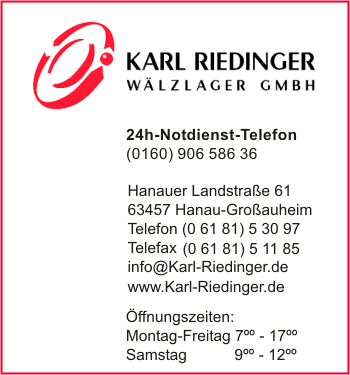 Riedinger Wlzlager GmbH, Karl