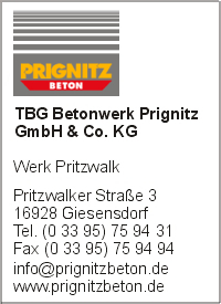TBG Betonwerk Prignitz GmbH & Co. KG Werk Pritzwalk