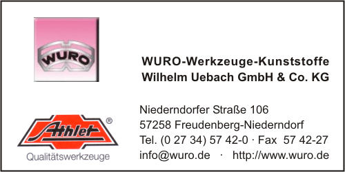 Wuro-Werkzeuge-Kunststoffe Wilhelm Uebach GmbH & Co. KG