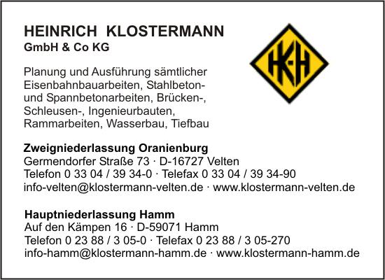 Klostermann GmbH & Co KG, Heinrich