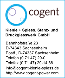 Cogent Kienle + Spiess Stanz- und Druckgiesswerk GmbH