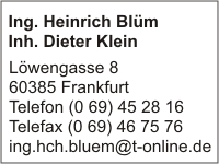 Blm, Ing. Heinrich