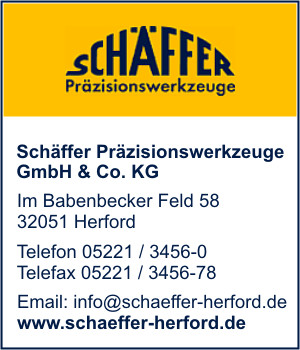 Schffer Przisionswerkzeuge GmbH & Co. KG