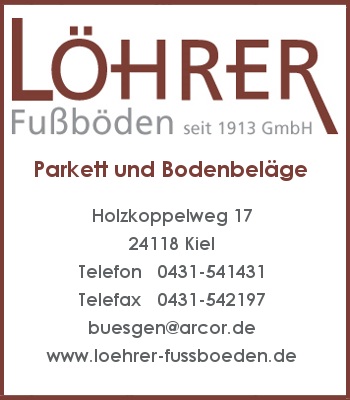Lhrer GmbH, Fussbden seit 1913