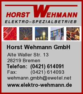 Horst Wehmann GmbH - Elektro-Spezialbetrieb