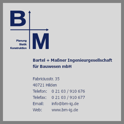 Bartel + Maner Ingenieurgesellschaft fr Bauwesen mbH