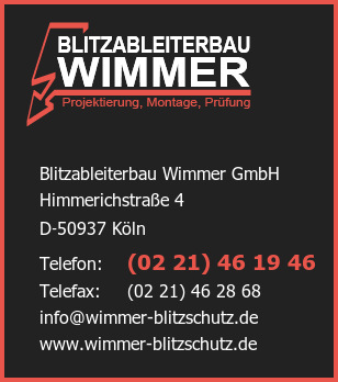 Blitzableiterbau Wimmer GmbH