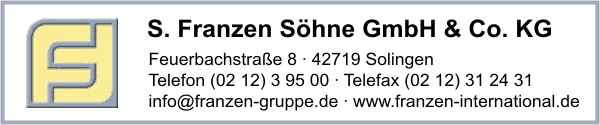 Franzen Shne GmbH & Co. KG, S.