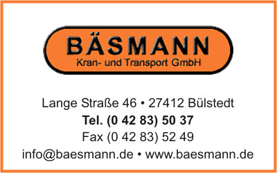 Bsmann Kran- und Transport GmbH