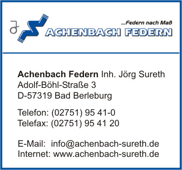 Achenbach Federn Inh. Jörg Sureth