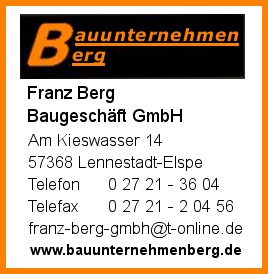 Berg Baugeschft GmbH, Franz
