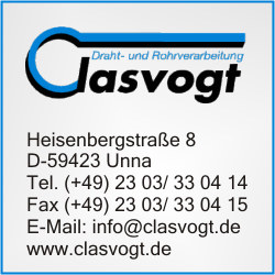Clasvogt Draht- und Rohrverarbeitung