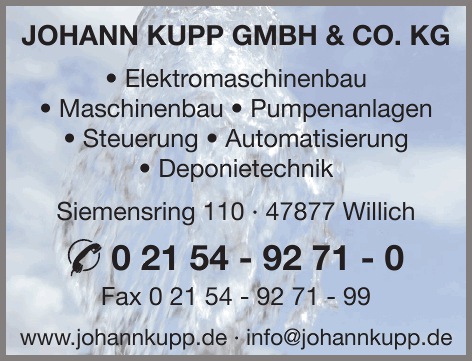 Kupp GmbH & Co. KG, Johann