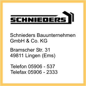 Schnieders Bauunternehmen GmbH & Co. KG