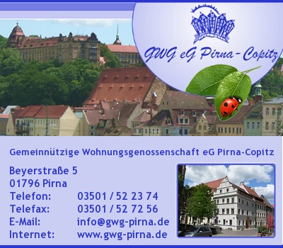 Gemeinntzige Wohnungsgenossenschaft eG Pirna-Copitz