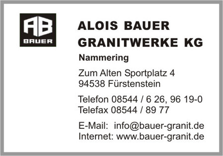 Alois Bauer Granitwerke KG Nammering